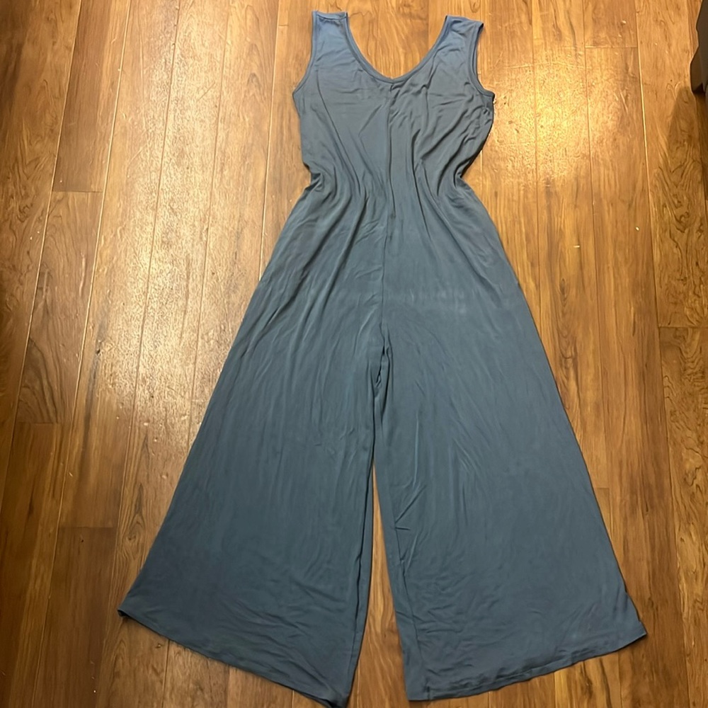 LuLaRoe Size Small Slate Blue Jumpsuit with Pockets